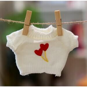 Handmade Heart Balloons Sweater for Miffy Doll